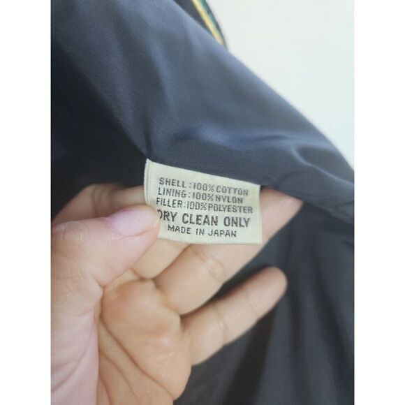 Saxton Hall Women Black w/Multicolor Pattern Gold Button Velvet Jacket size 8 - Picture 9 of 11